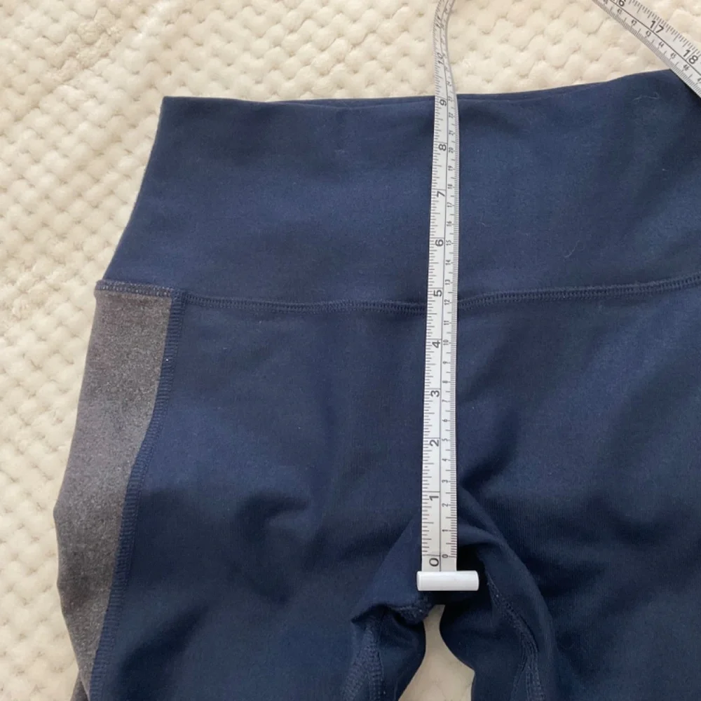Alo‎ High Rise Elevate Leggings - Navy Blue and Grey - Size XS